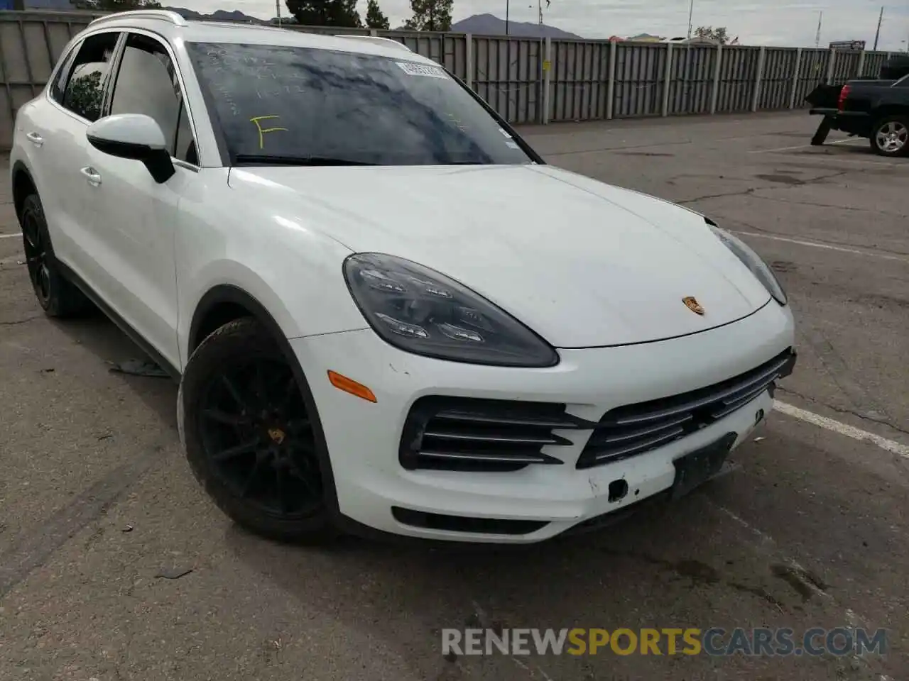 1 Photograph of a damaged car WP1AA2AY0KDA08482 PORSCHE CAYENNE 2019