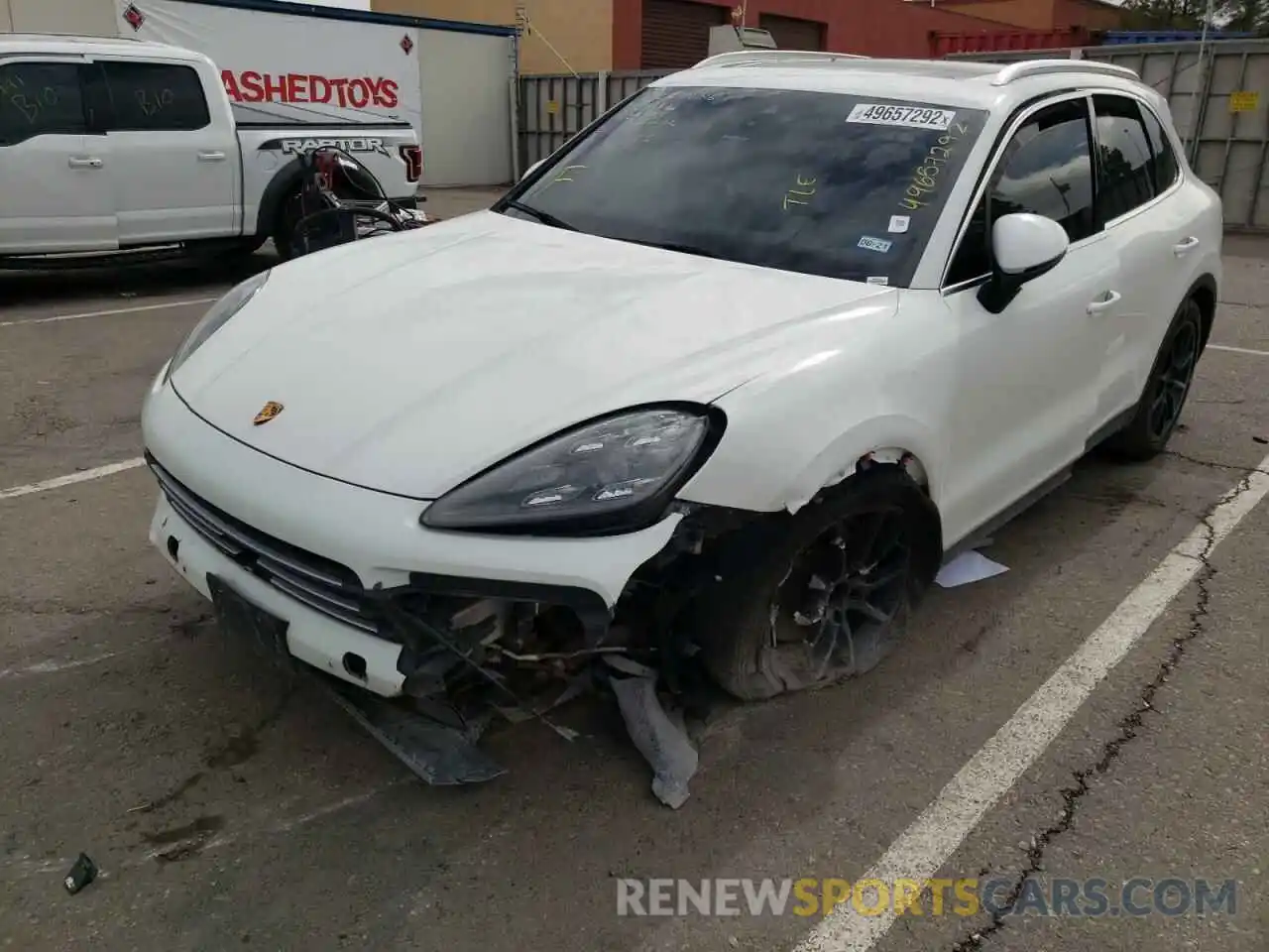 2 Photograph of a damaged car WP1AA2AY0KDA08482 PORSCHE CAYENNE 2019