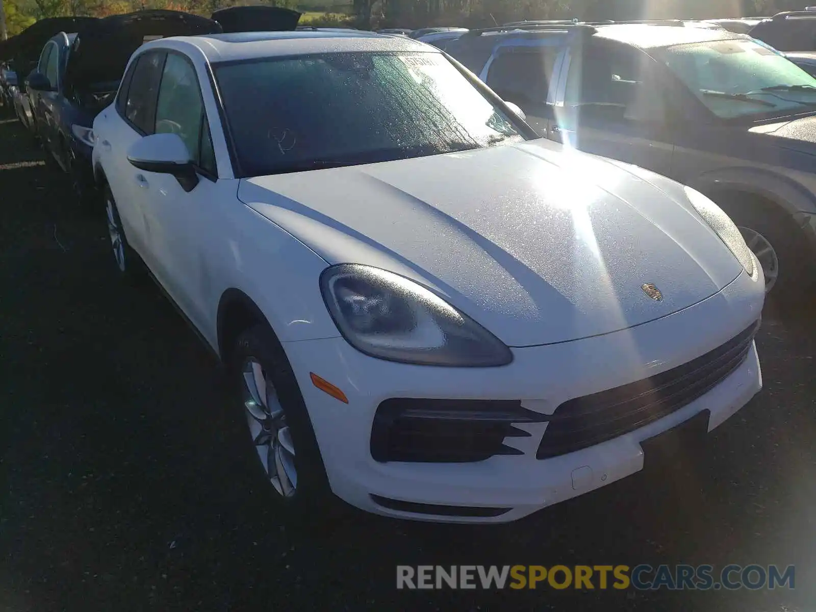 1 Photograph of a damaged car WP1AA2AY0KDA10586 PORSCHE CAYENNE 2019