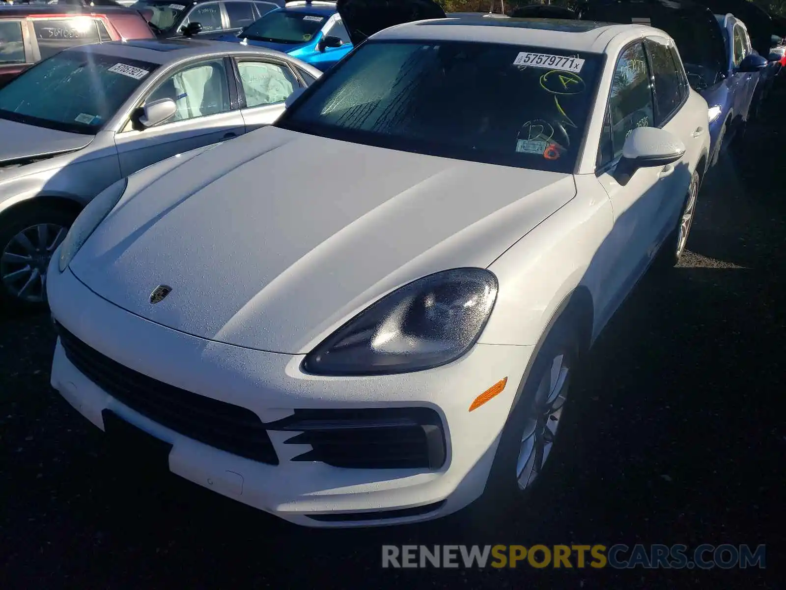 2 Фотография поврежденного автомобиля WP1AA2AY0KDA10586 PORSCHE CAYENNE 2019