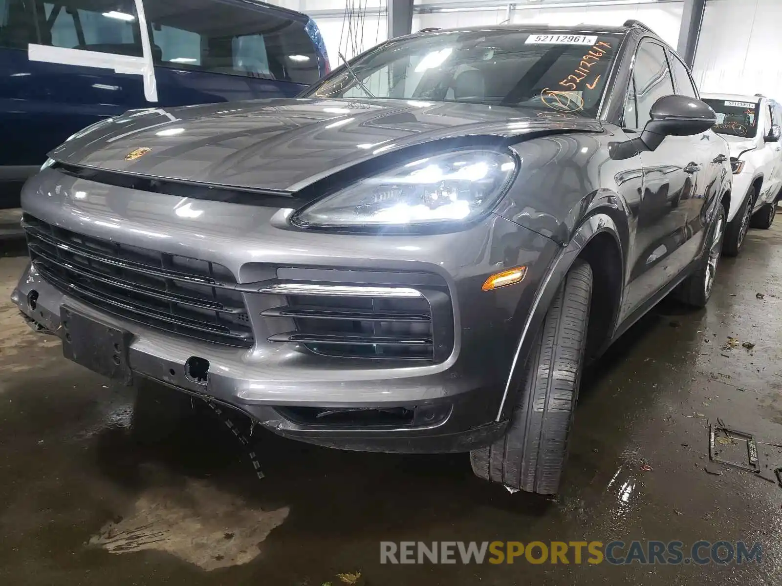 2 Фотография поврежденного автомобиля WP1AA2AY0KDA10880 PORSCHE CAYENNE 2019