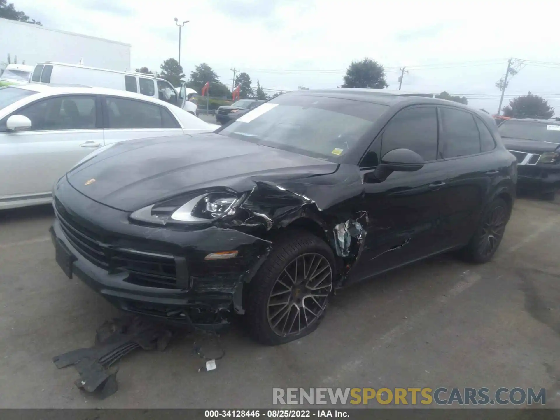 2 Photograph of a damaged car WP1AA2AY0KDA13102 PORSCHE CAYENNE 2019