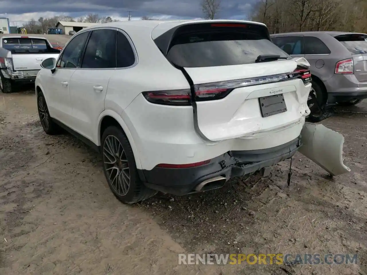 3 Фотография поврежденного автомобиля WP1AA2AY0KDA13844 PORSCHE CAYENNE 2019