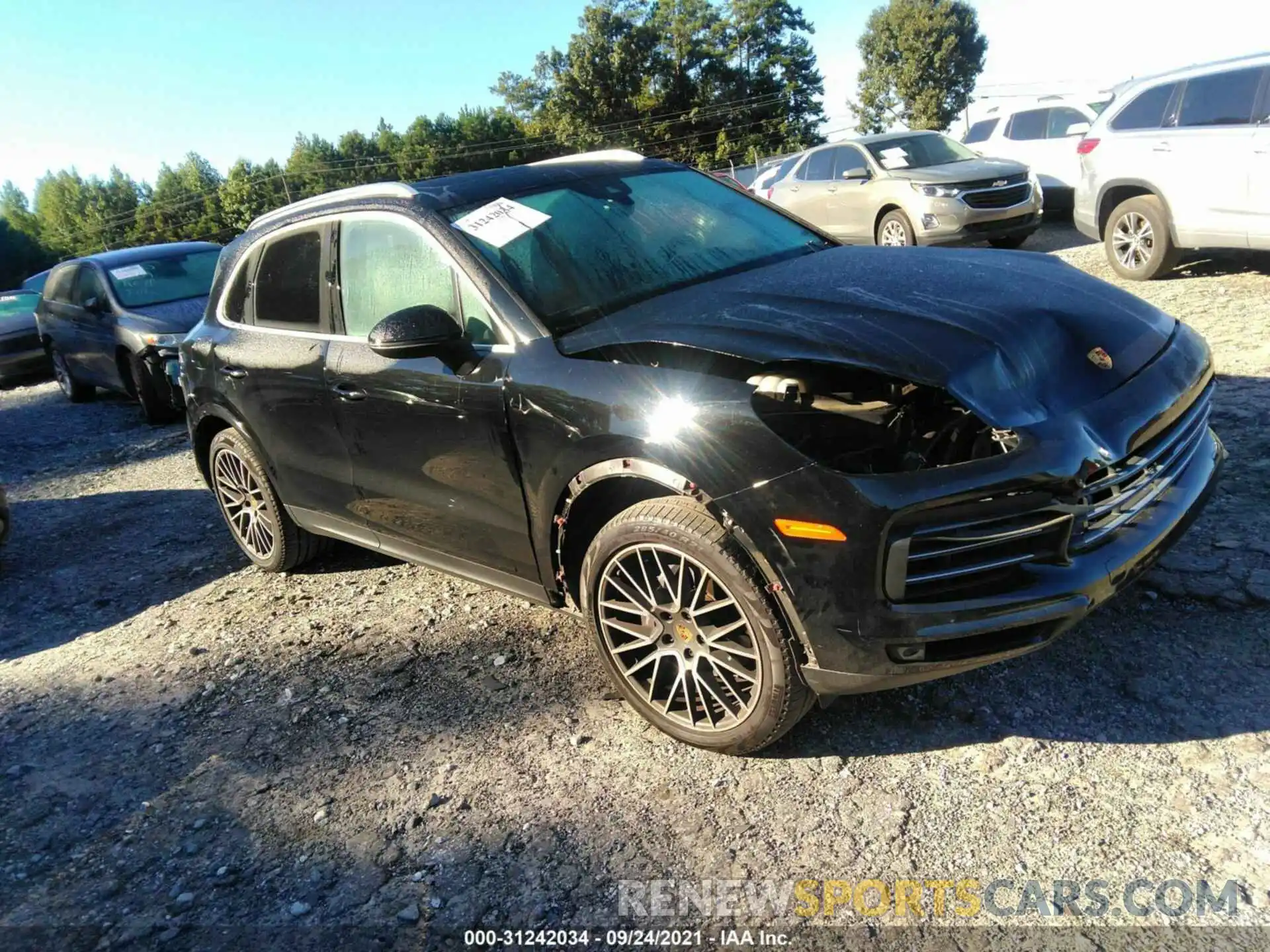 1 Photograph of a damaged car WP1AA2AY0KDA14265 PORSCHE CAYENNE 2019