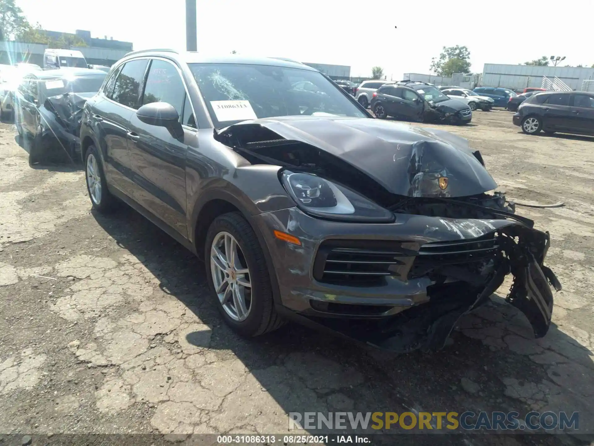 1 Photograph of a damaged car WP1AA2AY0KDA14444 PORSCHE CAYENNE 2019