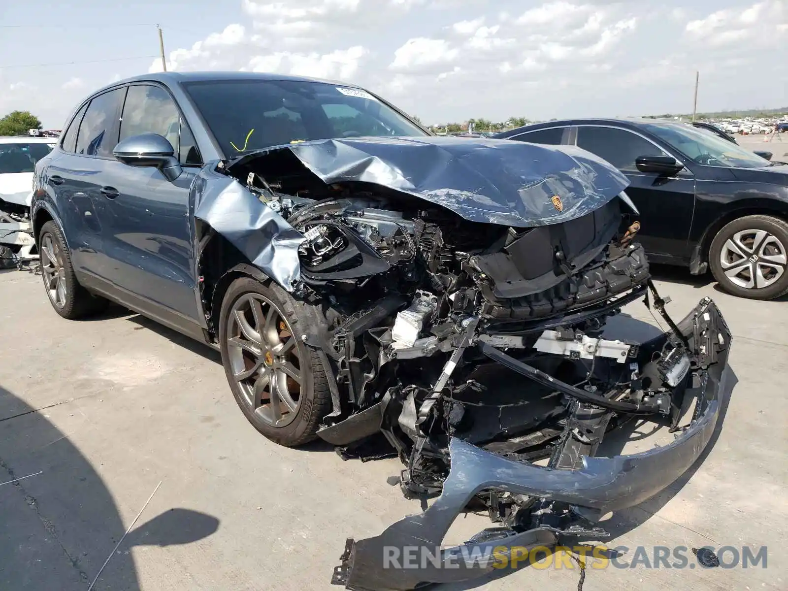 1 Photograph of a damaged car WP1AA2AY0KDA14850 PORSCHE CAYENNE 2019