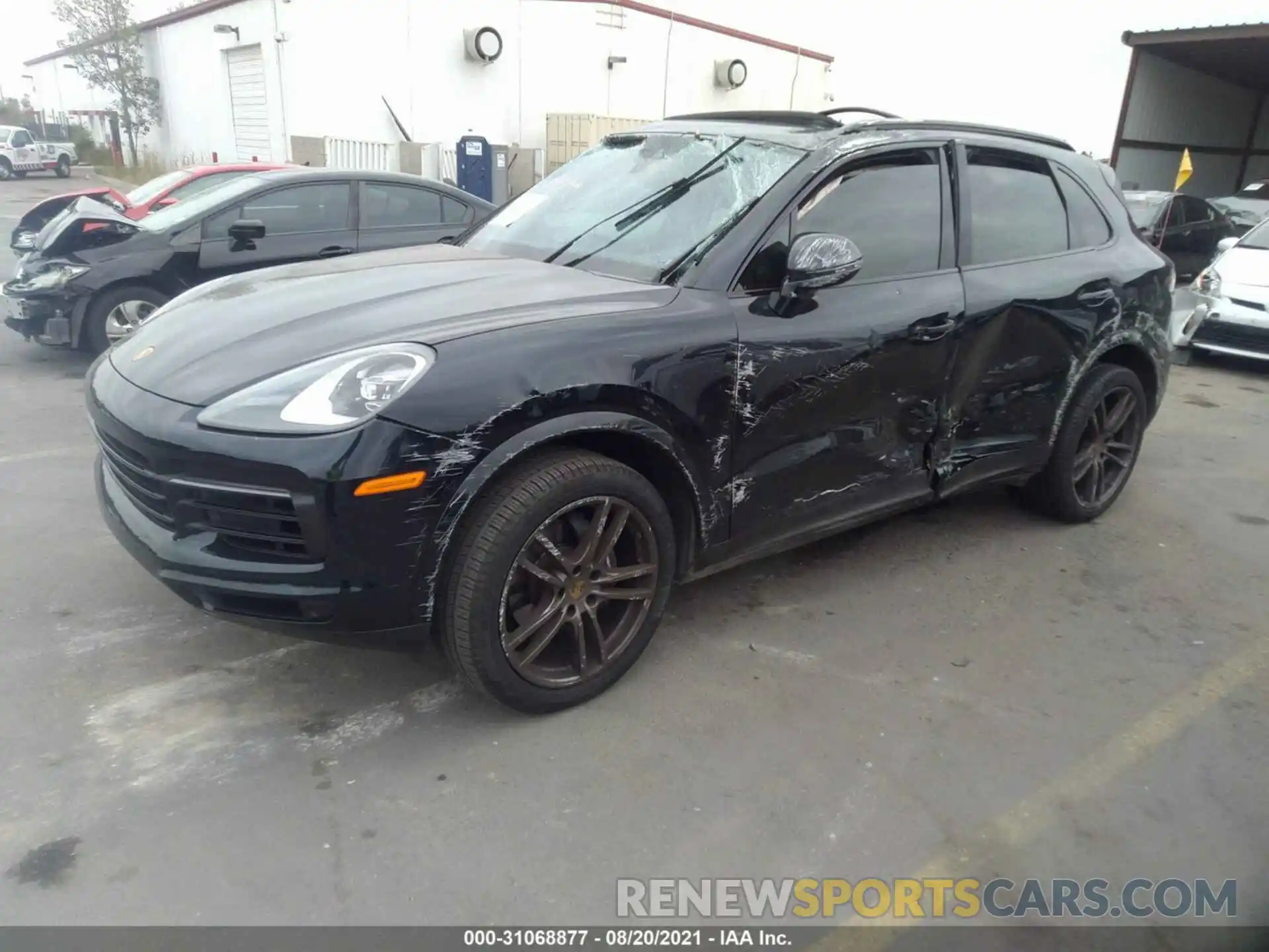 2 Фотография поврежденного автомобиля WP1AA2AY0KDA15061 PORSCHE CAYENNE 2019