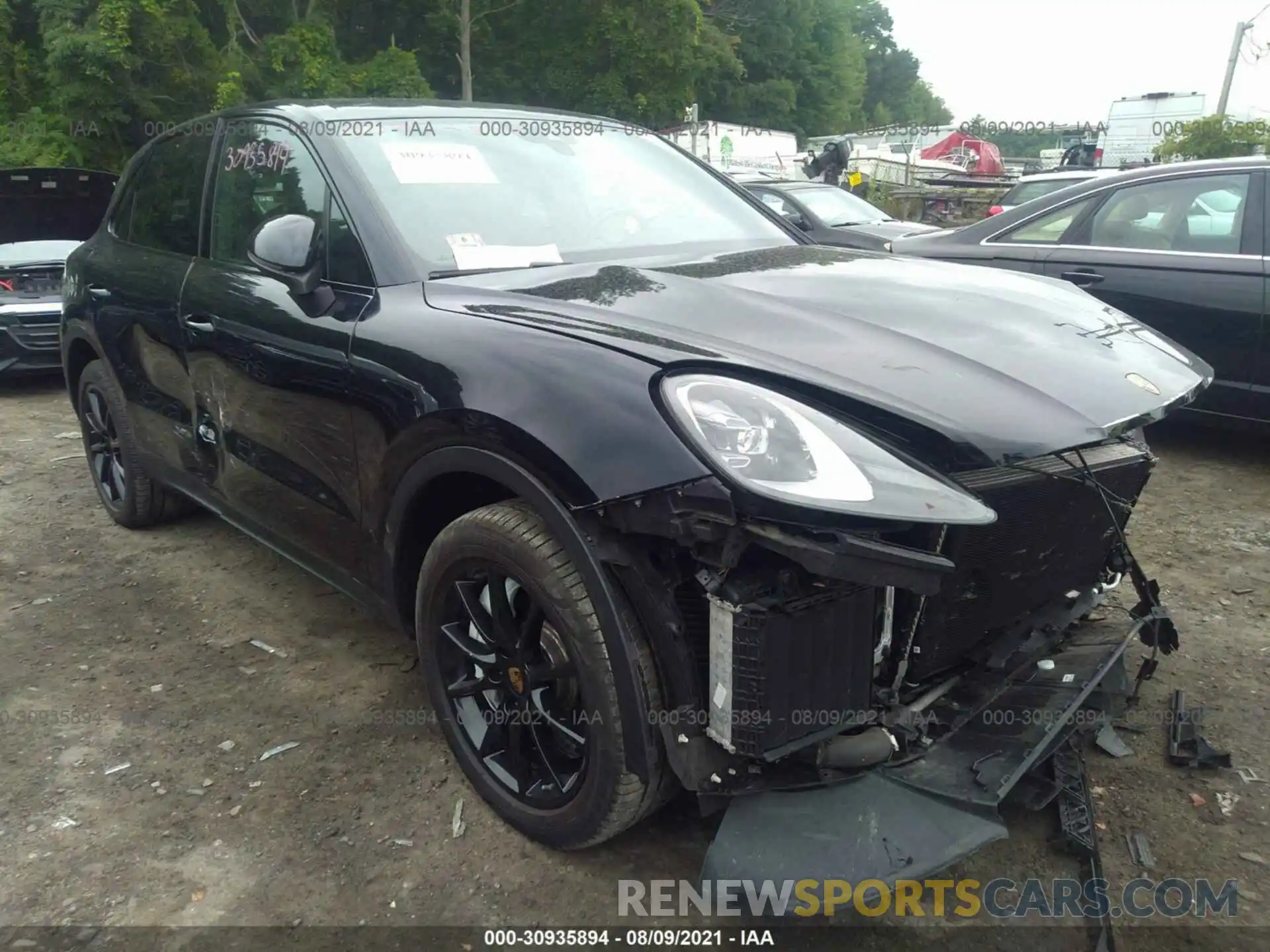 1 Photograph of a damaged car WP1AA2AY1KDA00150 PORSCHE CAYENNE 2019