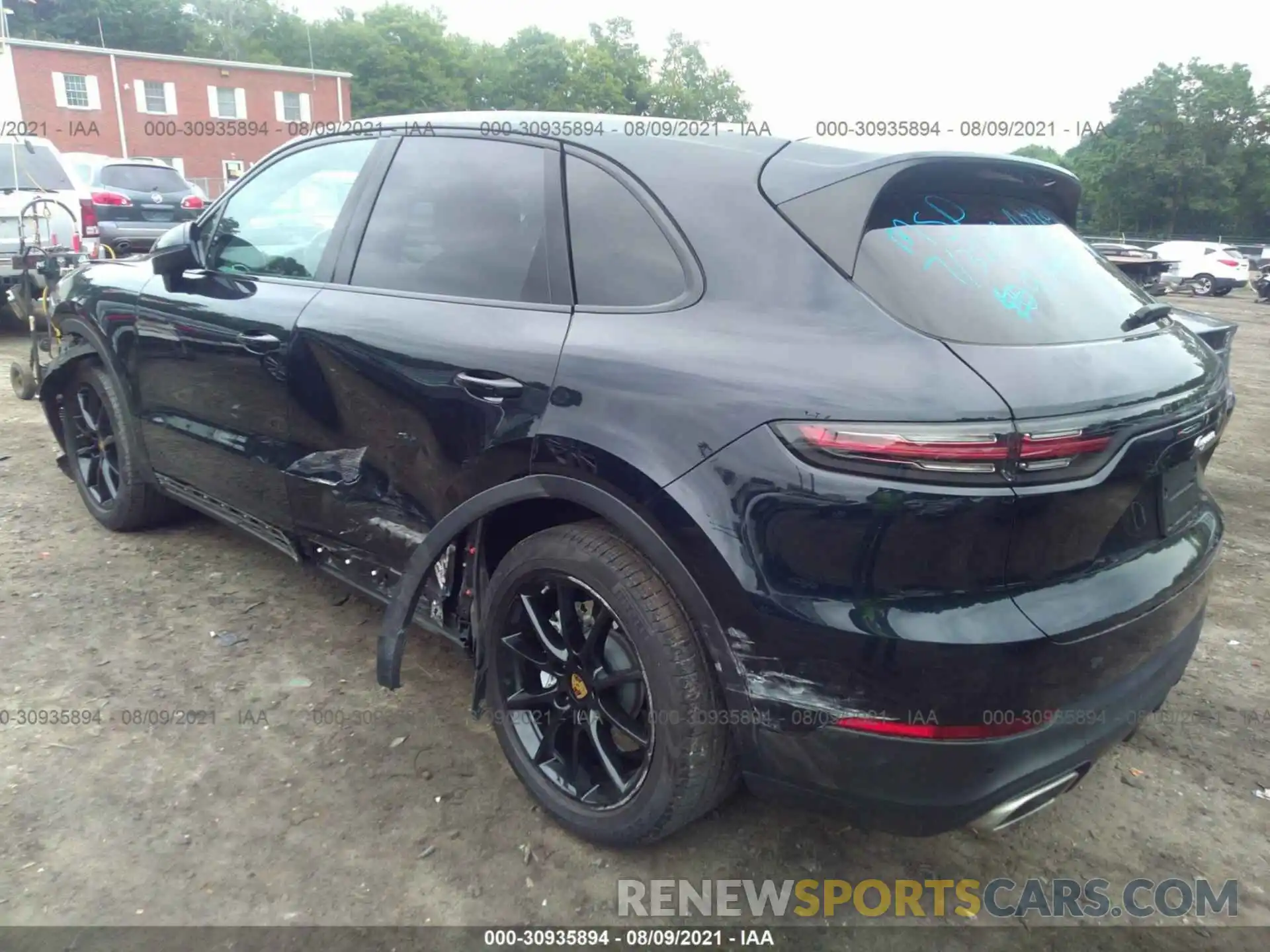 3 Фотография поврежденного автомобиля WP1AA2AY1KDA00150 PORSCHE CAYENNE 2019