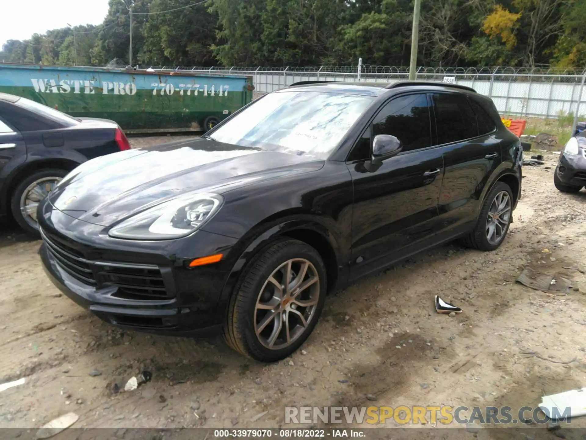 2 Photograph of a damaged car WP1AA2AY1KDA01184 PORSCHE CAYENNE 2019