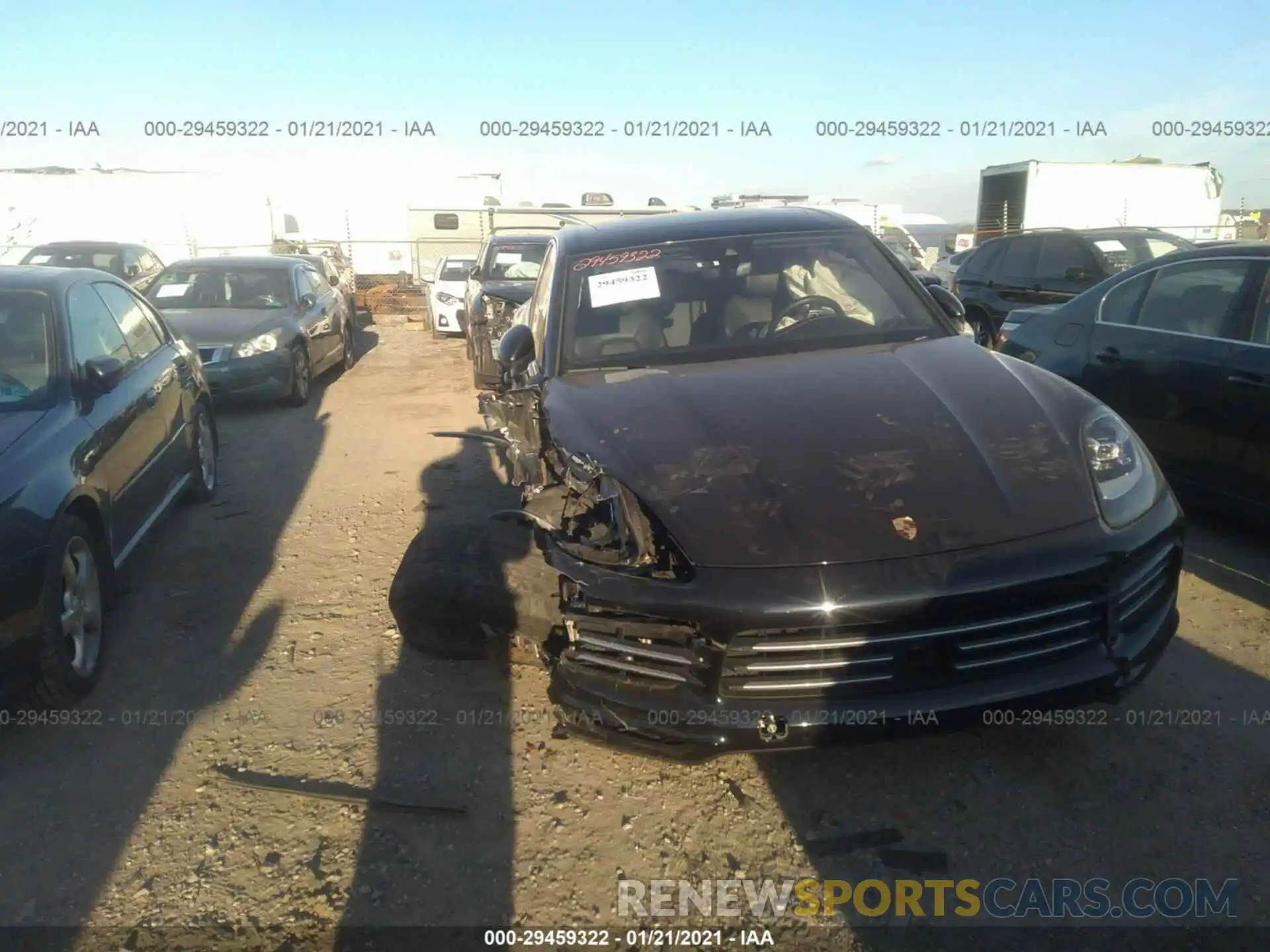 1 Photograph of a damaged car WP1AA2AY1KDA01217 PORSCHE CAYENNE 2019