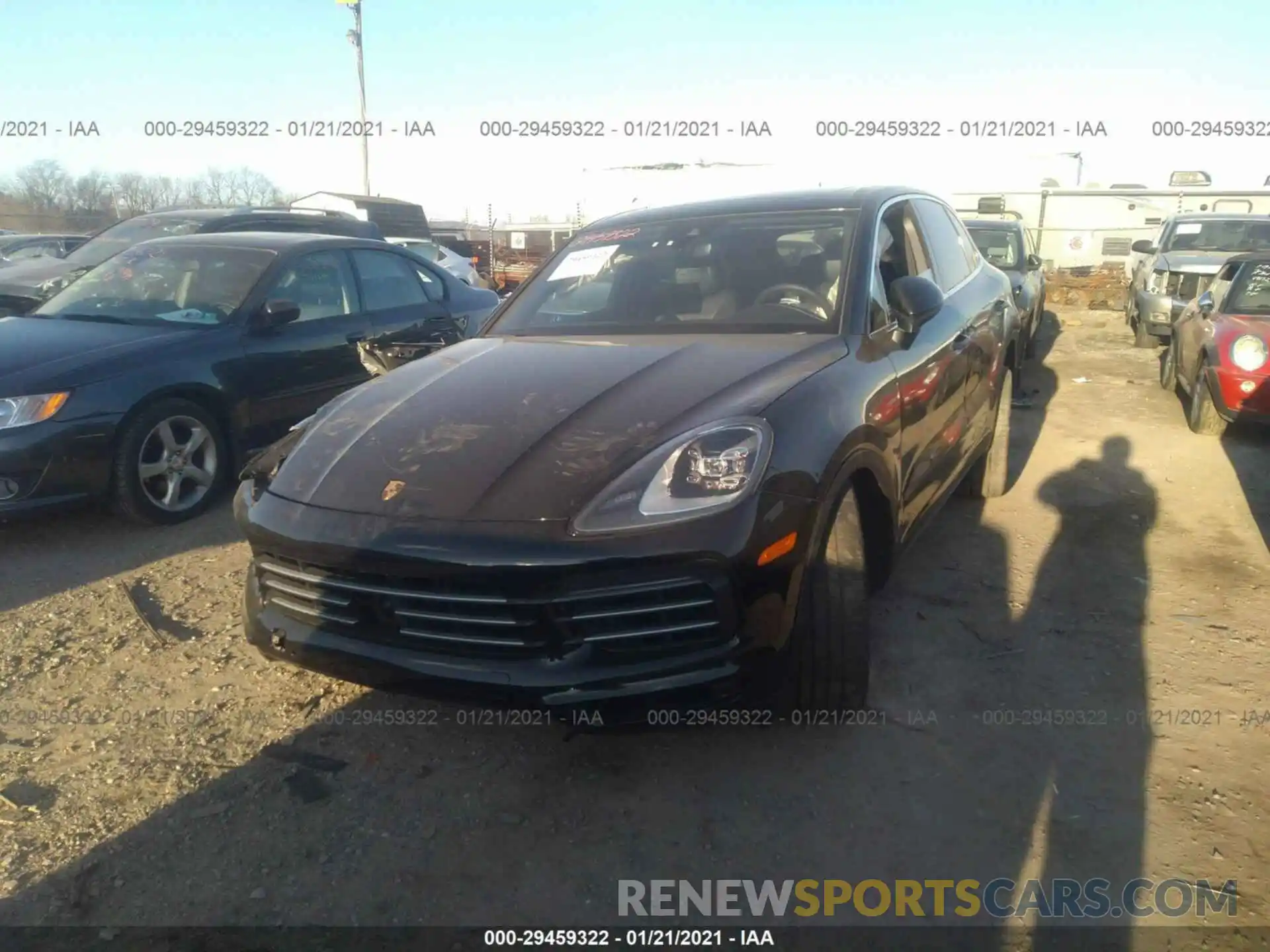 2 Photograph of a damaged car WP1AA2AY1KDA01217 PORSCHE CAYENNE 2019