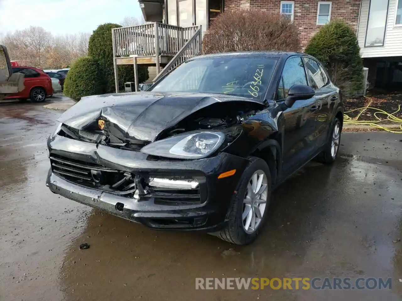 2 Photograph of a damaged car WP1AA2AY1KDA01234 PORSCHE CAYENNE 2019