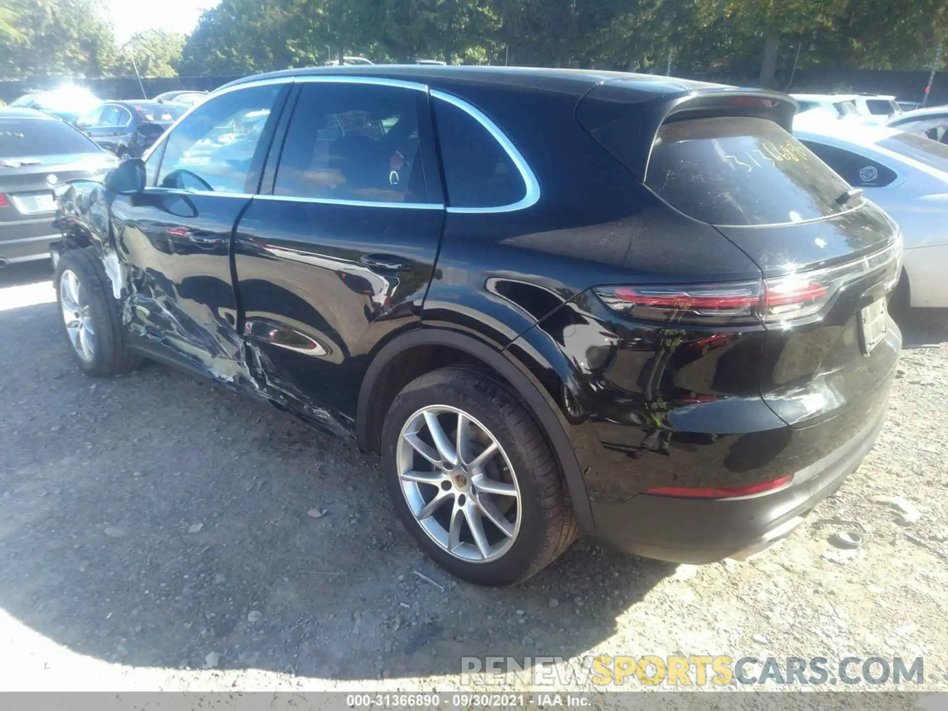 3 Photograph of a damaged car WP1AA2AY1KDA03369 PORSCHE CAYENNE 2019