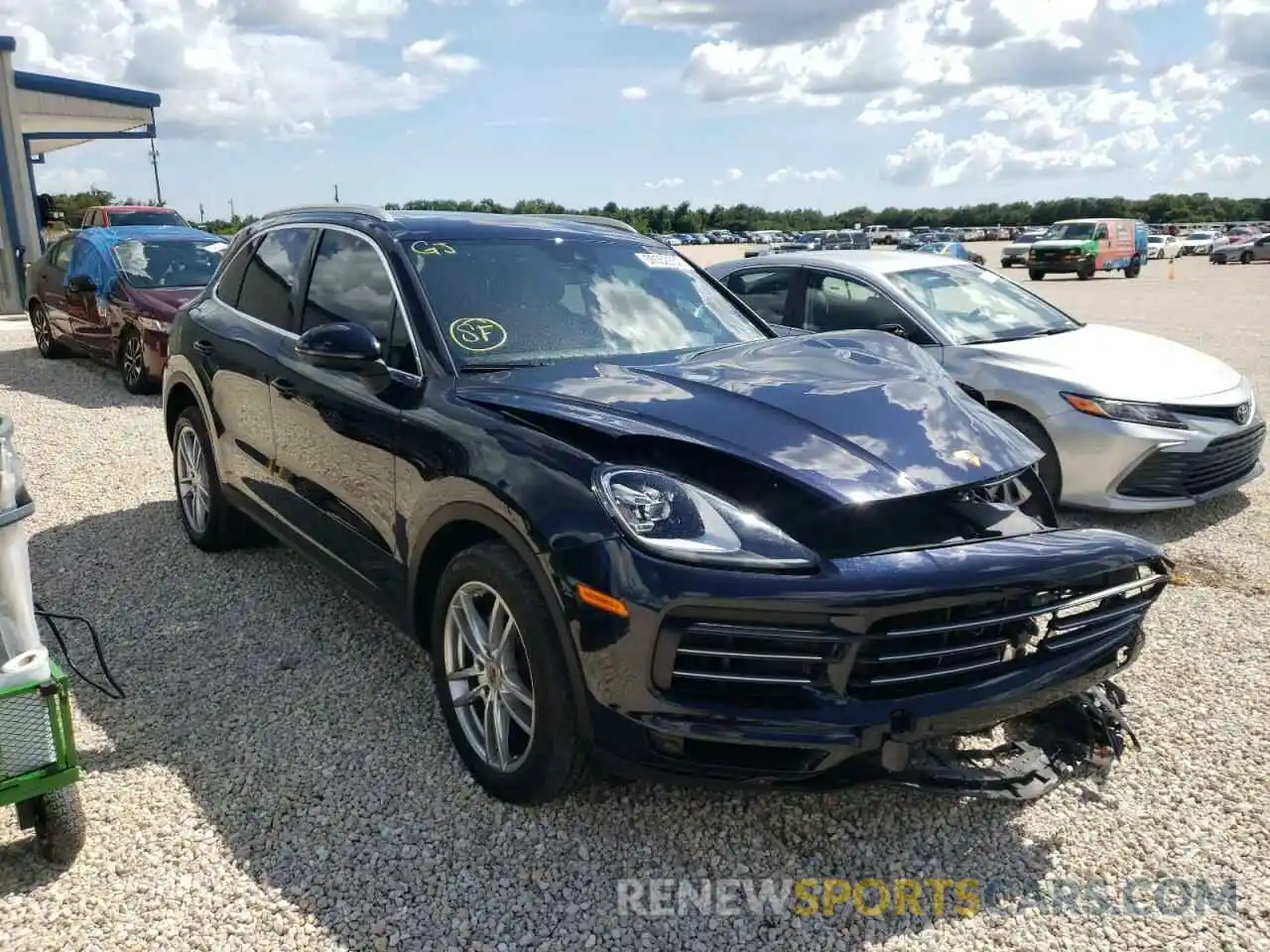 1 Photograph of a damaged car WP1AA2AY1KDA04571 PORSCHE CAYENNE 2019