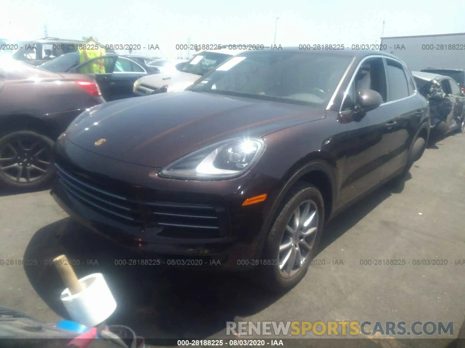 2 Photograph of a damaged car WP1AA2AY1KDA05381 PORSCHE CAYENNE 2019