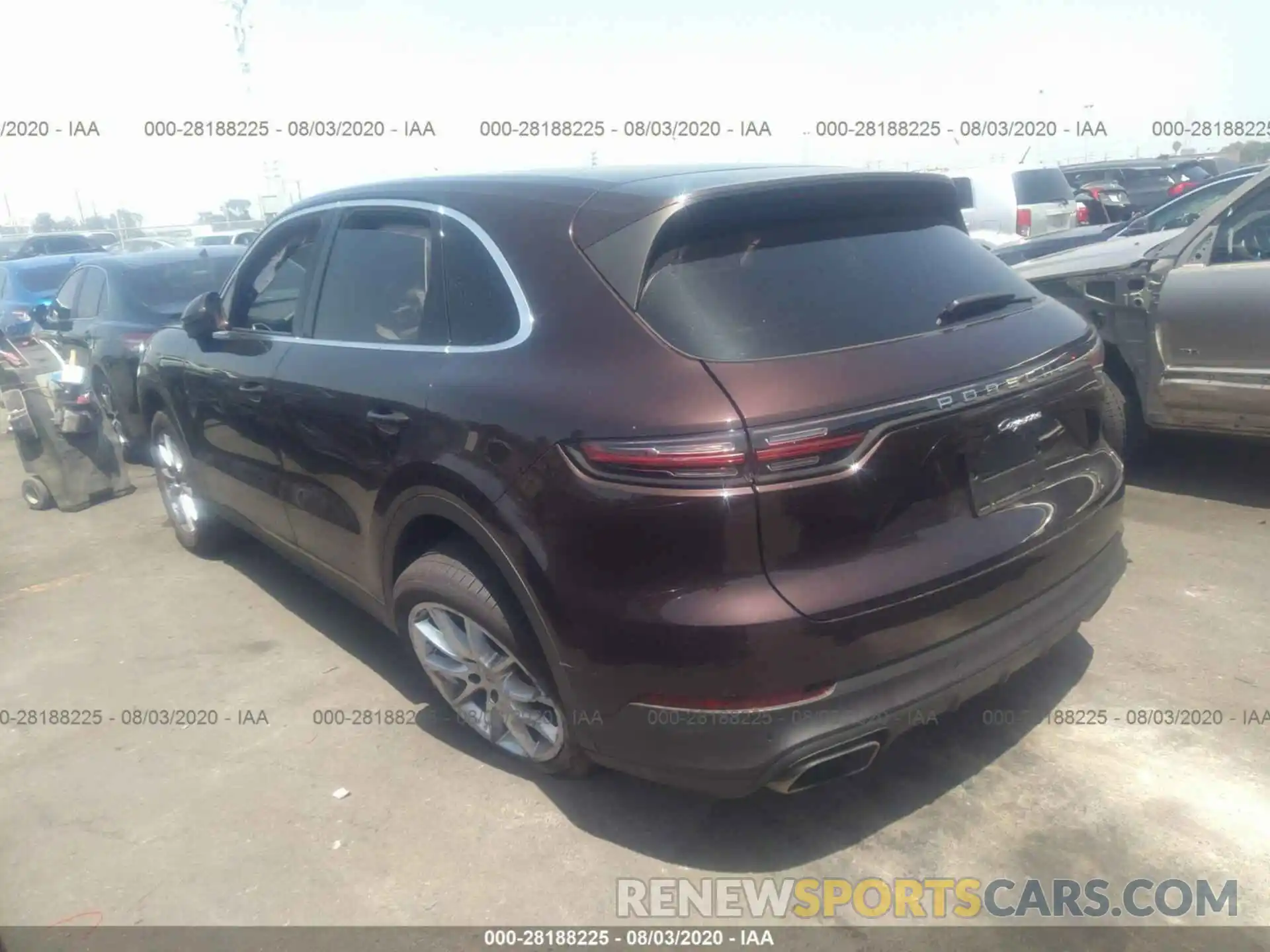 3 Фотография поврежденного автомобиля WP1AA2AY1KDA05381 PORSCHE CAYENNE 2019