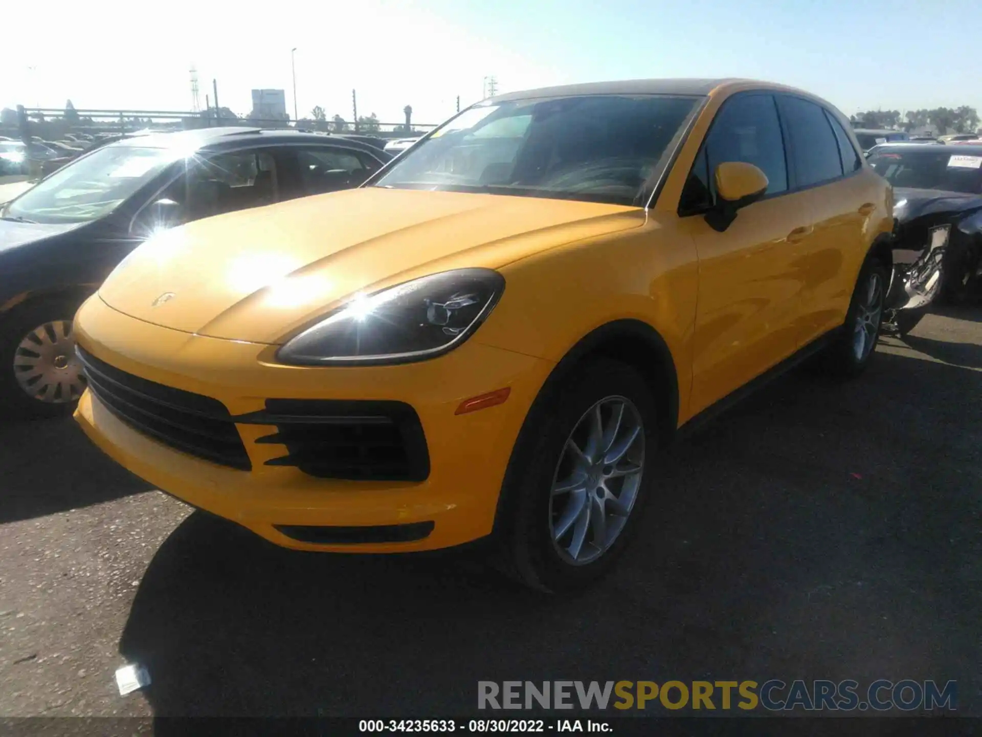 2 Photograph of a damaged car WP1AA2AY1KDA06501 PORSCHE CAYENNE 2019