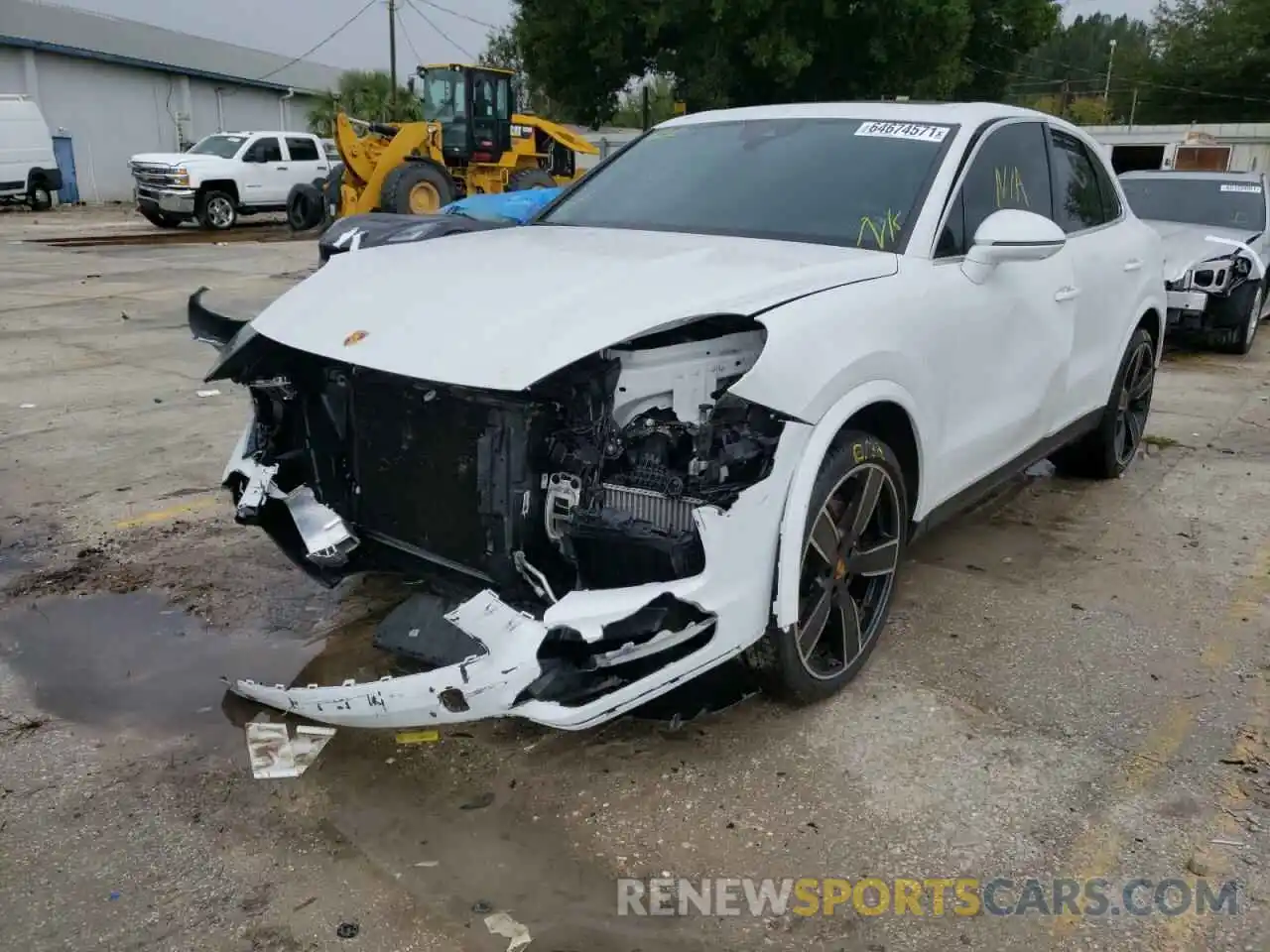 2 Photograph of a damaged car WP1AA2AY1KDA07177 PORSCHE CAYENNE 2019