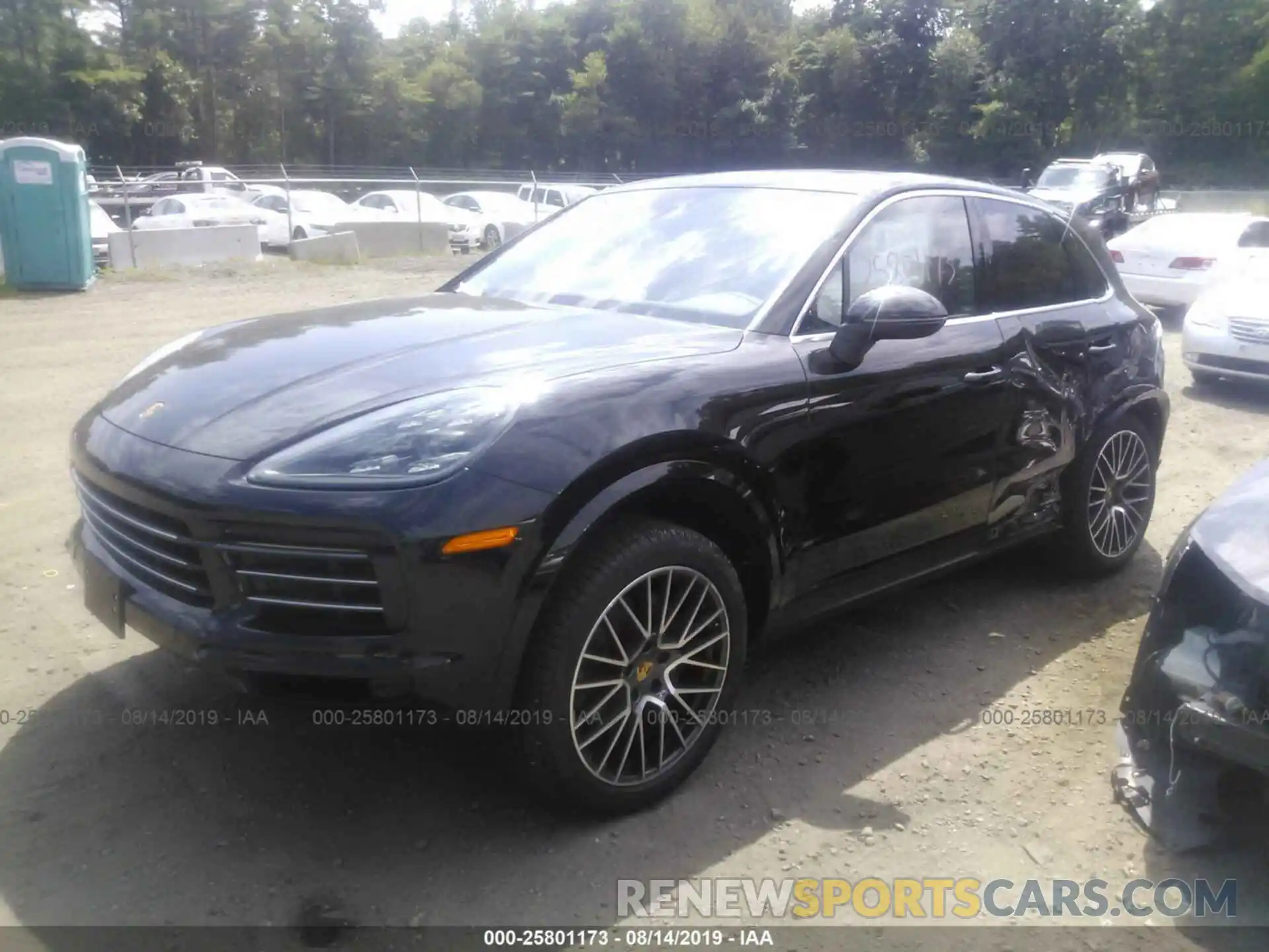 2 Photograph of a damaged car WP1AA2AY1KDA09205 PORSCHE CAYENNE 2019