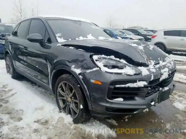 1 Photograph of a damaged car WP1AA2AY1KDA09737 PORSCHE CAYENNE 2019