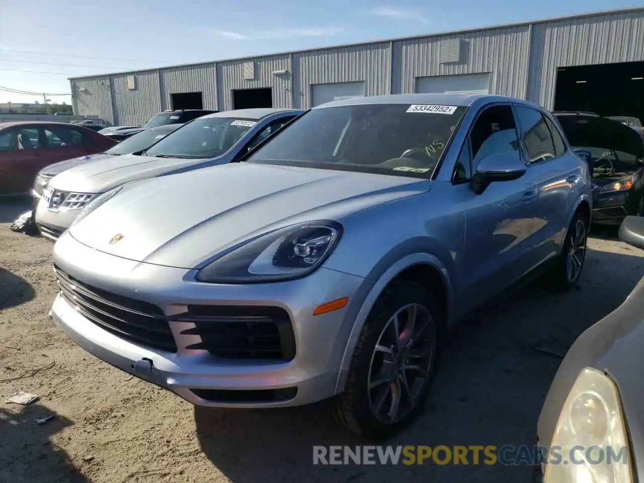 2 Photograph of a damaged car WP1AA2AY1KDA11584 PORSCHE CAYENNE 2019