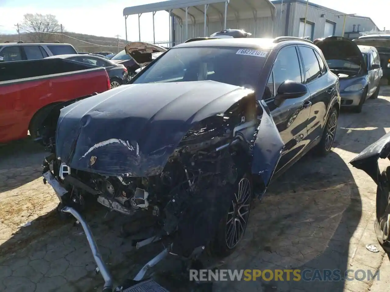 2 Photograph of a damaged car WP1AA2AY1KDA14579 PORSCHE CAYENNE 2019