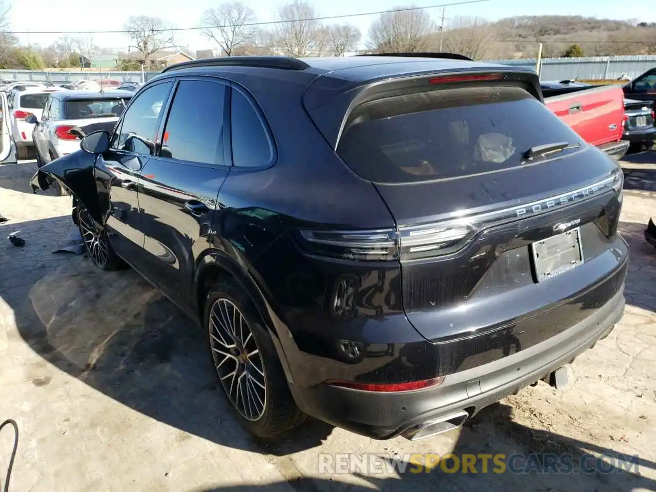 3 Фотография поврежденного автомобиля WP1AA2AY1KDA14579 PORSCHE CAYENNE 2019