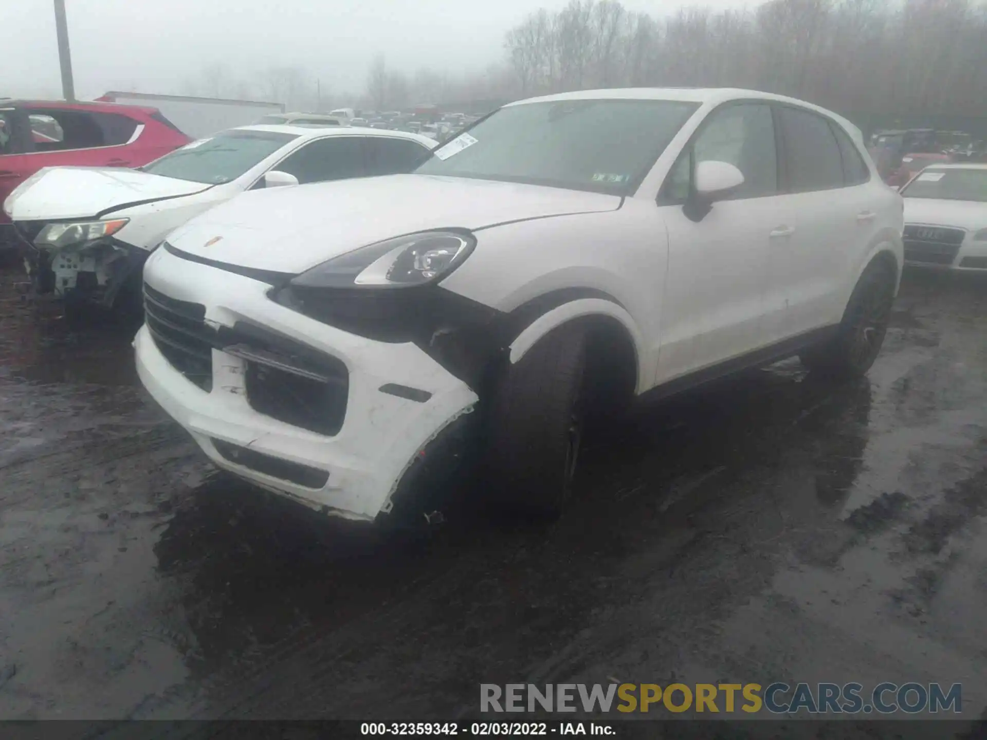 2 Photograph of a damaged car WP1AA2AY1KDA15411 PORSCHE CAYENNE 2019