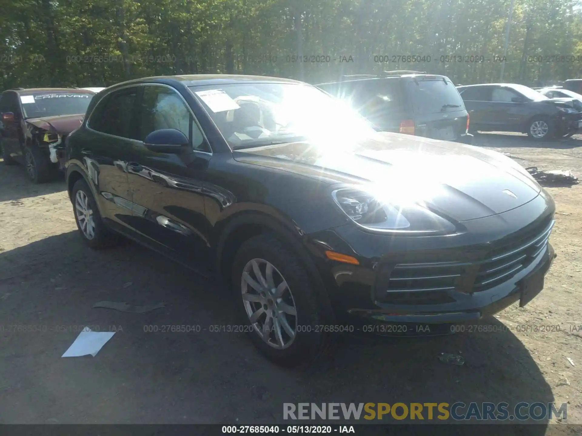 1 Photograph of a damaged car WP1AA2AY1KDA16509 PORSCHE CAYENNE 2019