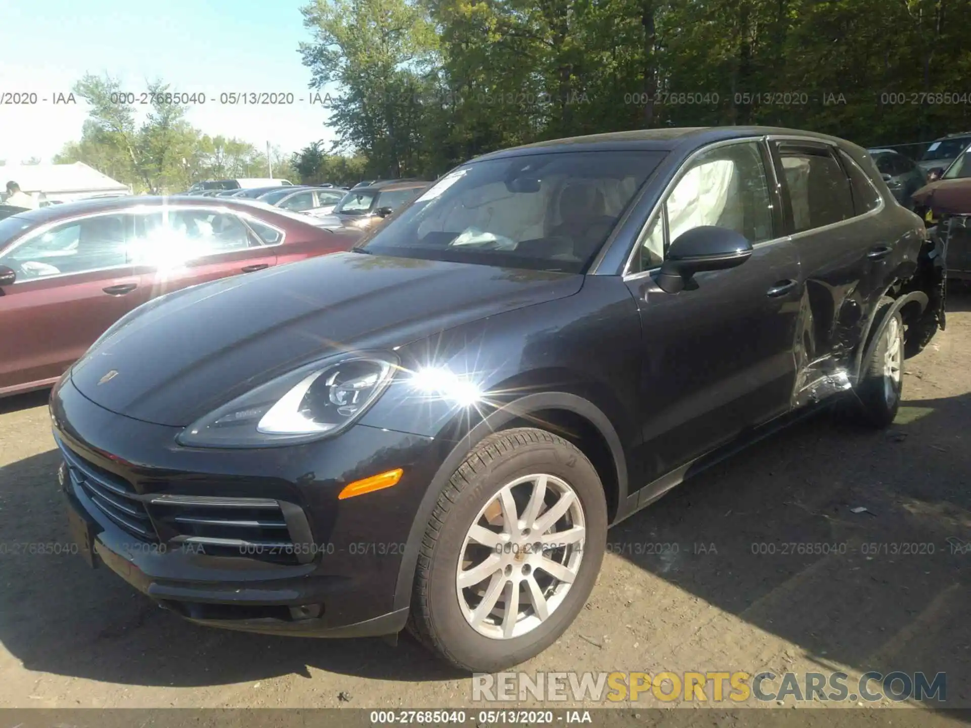 2 Photograph of a damaged car WP1AA2AY1KDA16509 PORSCHE CAYENNE 2019