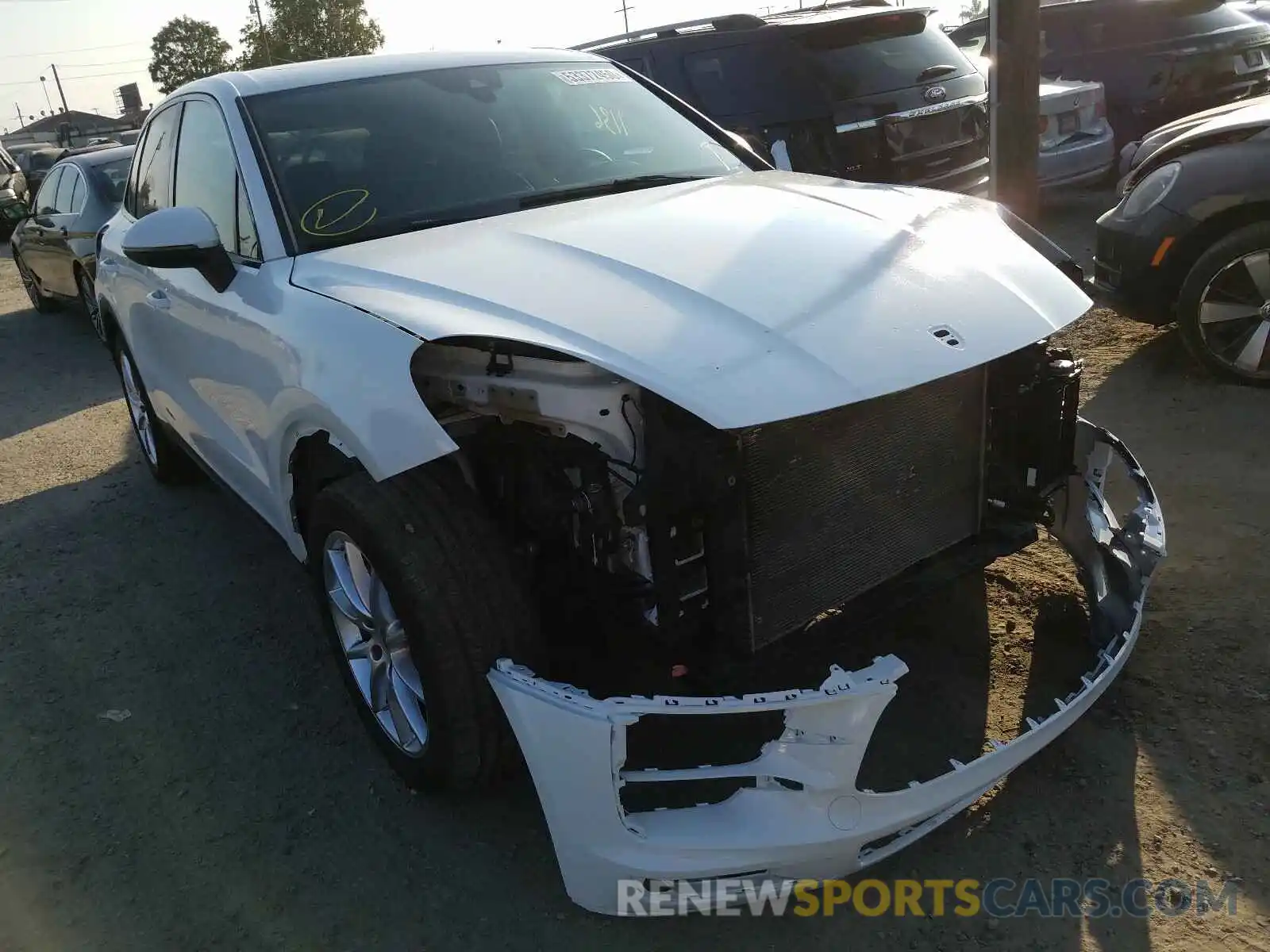 1 Photograph of a damaged car WP1AA2AY1KDA17143 PORSCHE CAYENNE 2019