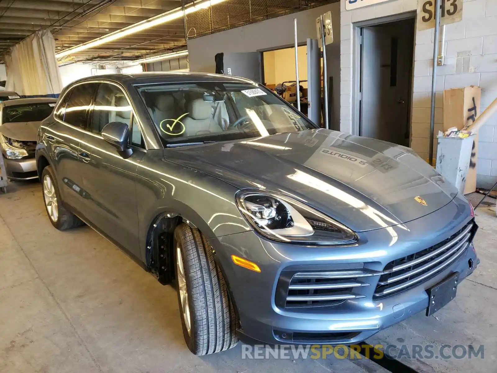 1 Photograph of a damaged car WP1AA2AY1KDA18244 PORSCHE CAYENNE 2019