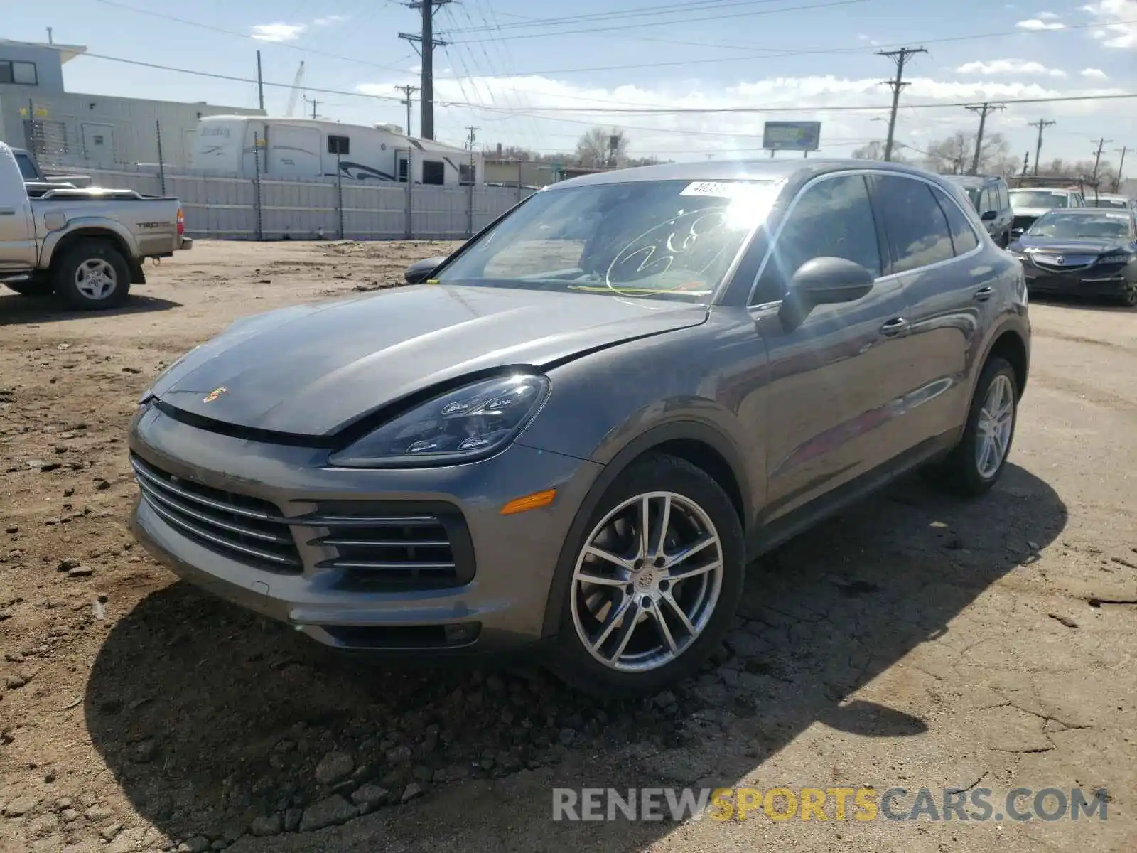 2 Фотография поврежденного автомобиля WP1AA2AY1KDA18440 PORSCHE CAYENNE 2019