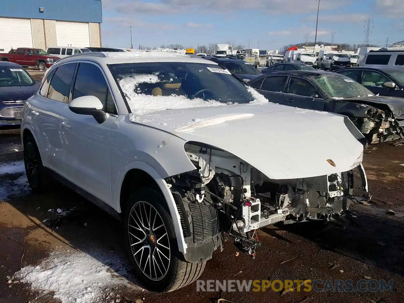 1 Photograph of a damaged car WP1AA2AY2KDA02764 PORSCHE CAYENNE 2019