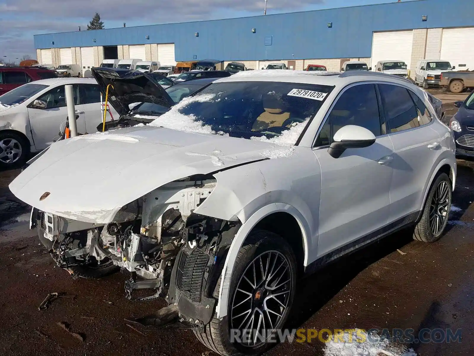 2 Photograph of a damaged car WP1AA2AY2KDA02764 PORSCHE CAYENNE 2019