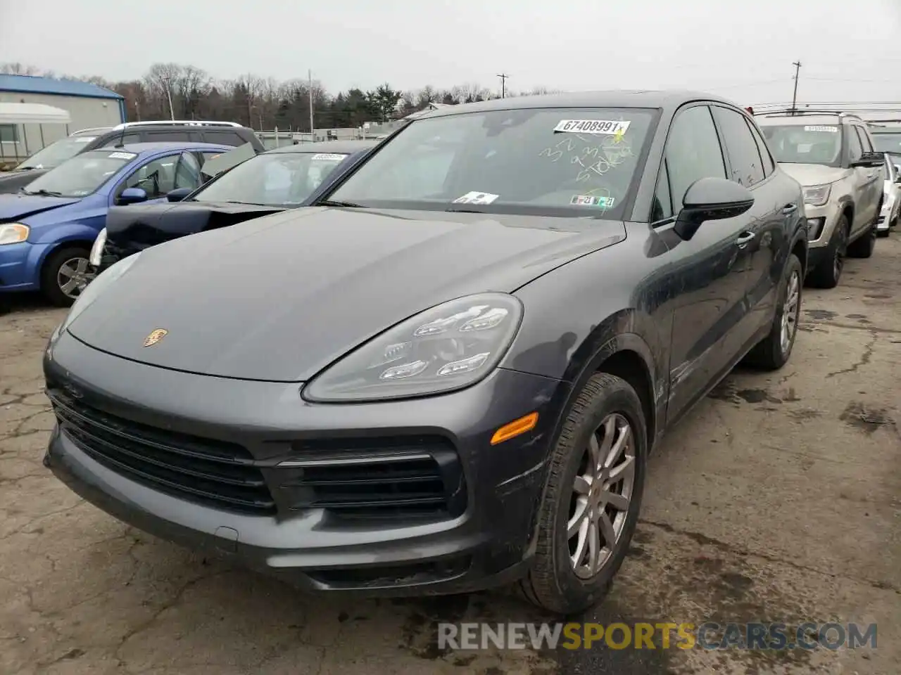 2 Photograph of a damaged car WP1AA2AY2KDA04336 PORSCHE CAYENNE 2019