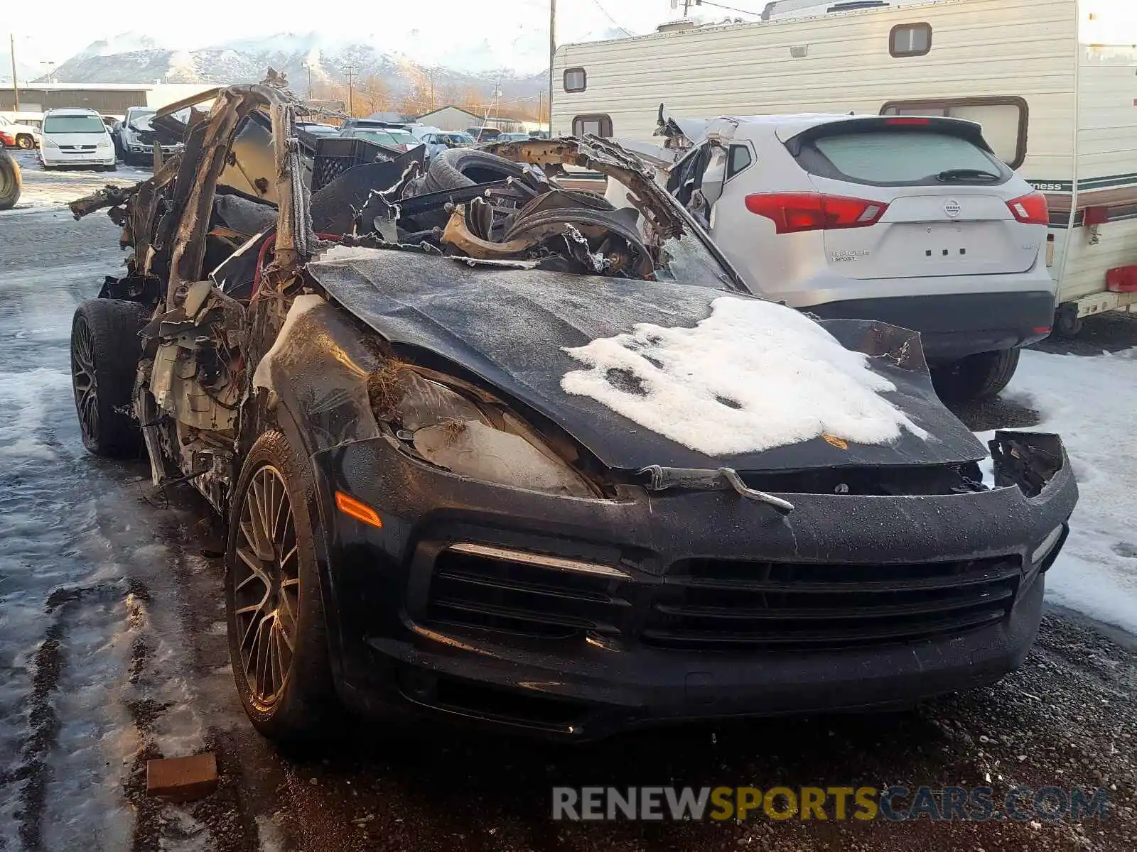 1 Photograph of a damaged car WP1AA2AY2KDA06295 PORSCHE CAYENNE 2019