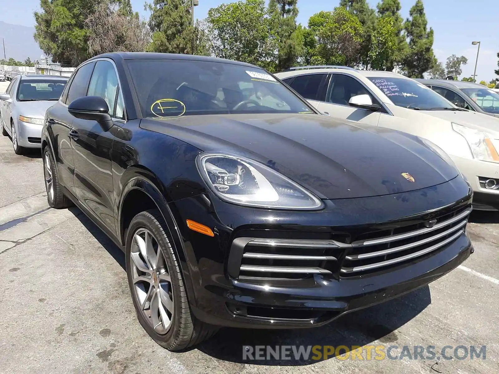 1 Photograph of a damaged car WP1AA2AY2KDA07754 PORSCHE CAYENNE 2019