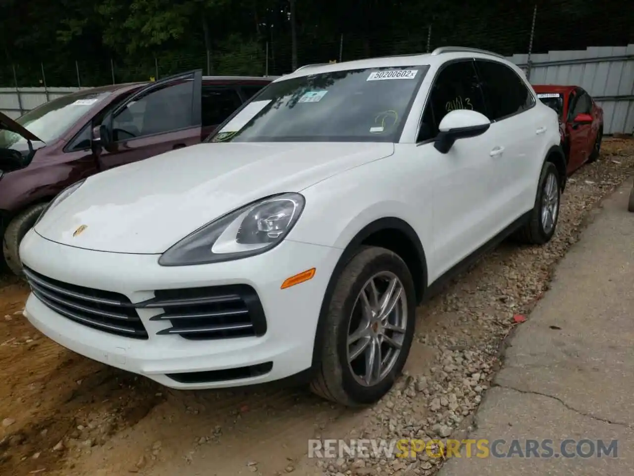 2 Photograph of a damaged car WP1AA2AY2KDA12260 PORSCHE CAYENNE 2019