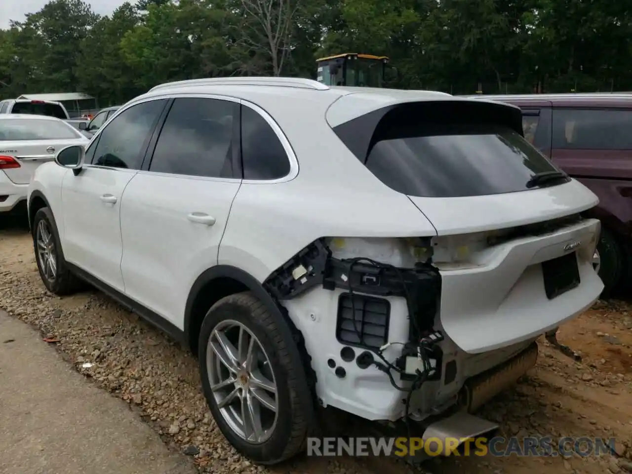 3 Photograph of a damaged car WP1AA2AY2KDA12260 PORSCHE CAYENNE 2019