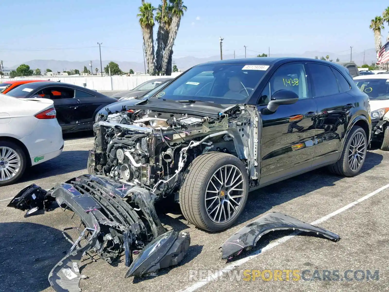 2 Photograph of a damaged car WP1AA2AY2KDA15563 PORSCHE CAYENNE 2019