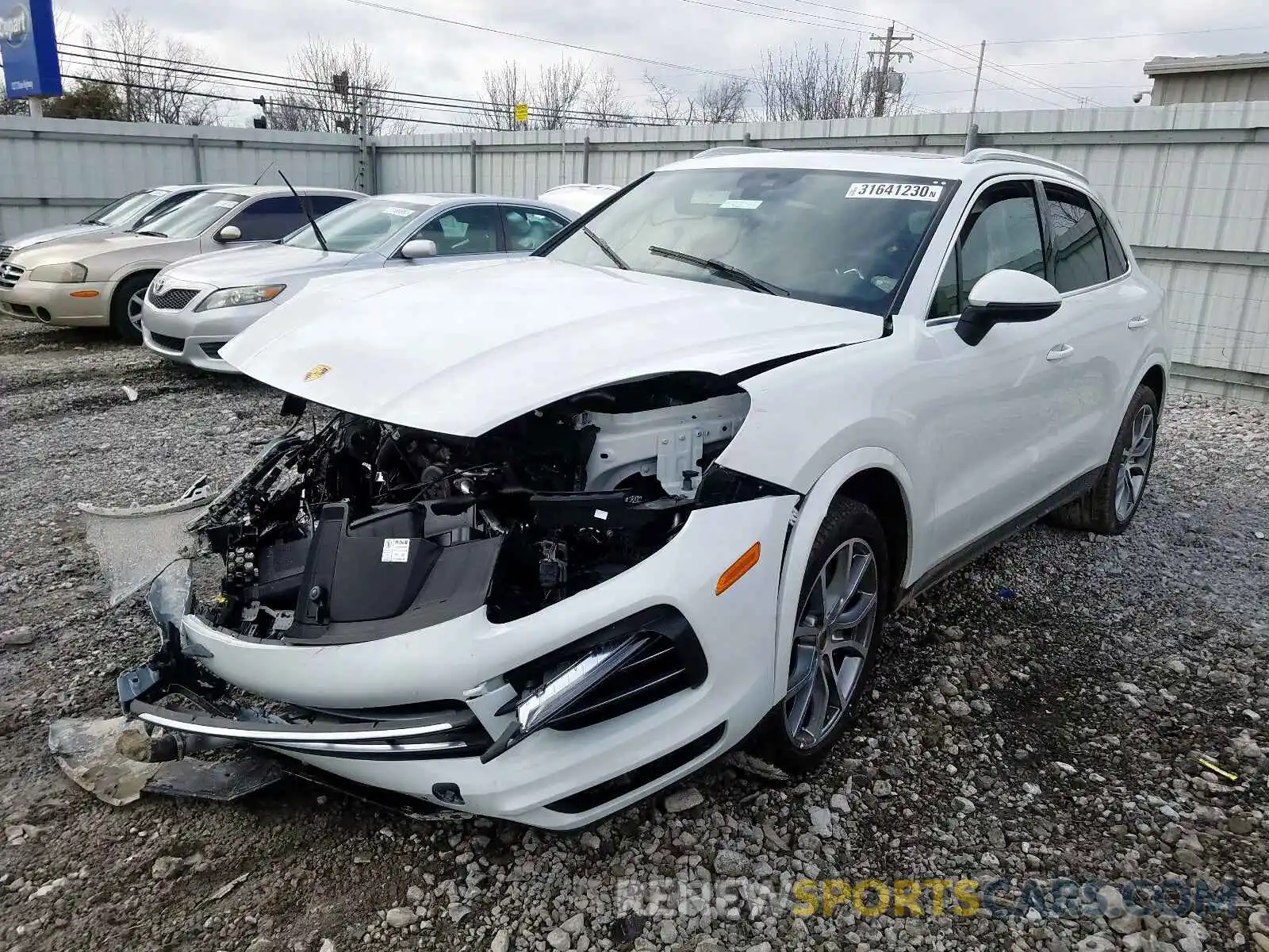 2 Photograph of a damaged car WP1AA2AY2KDA17264 PORSCHE CAYENNE 2019