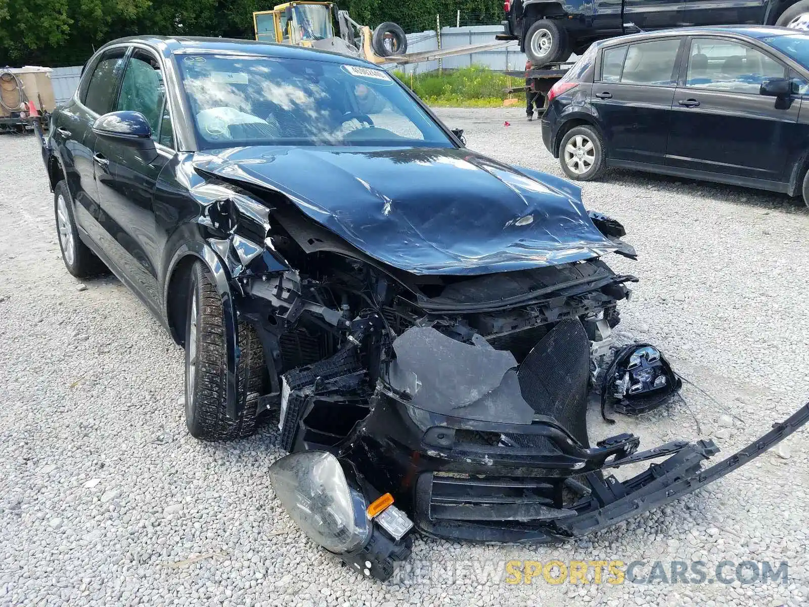 1 Photograph of a damaged car WP1AA2AY2KDA18141 PORSCHE CAYENNE 2019