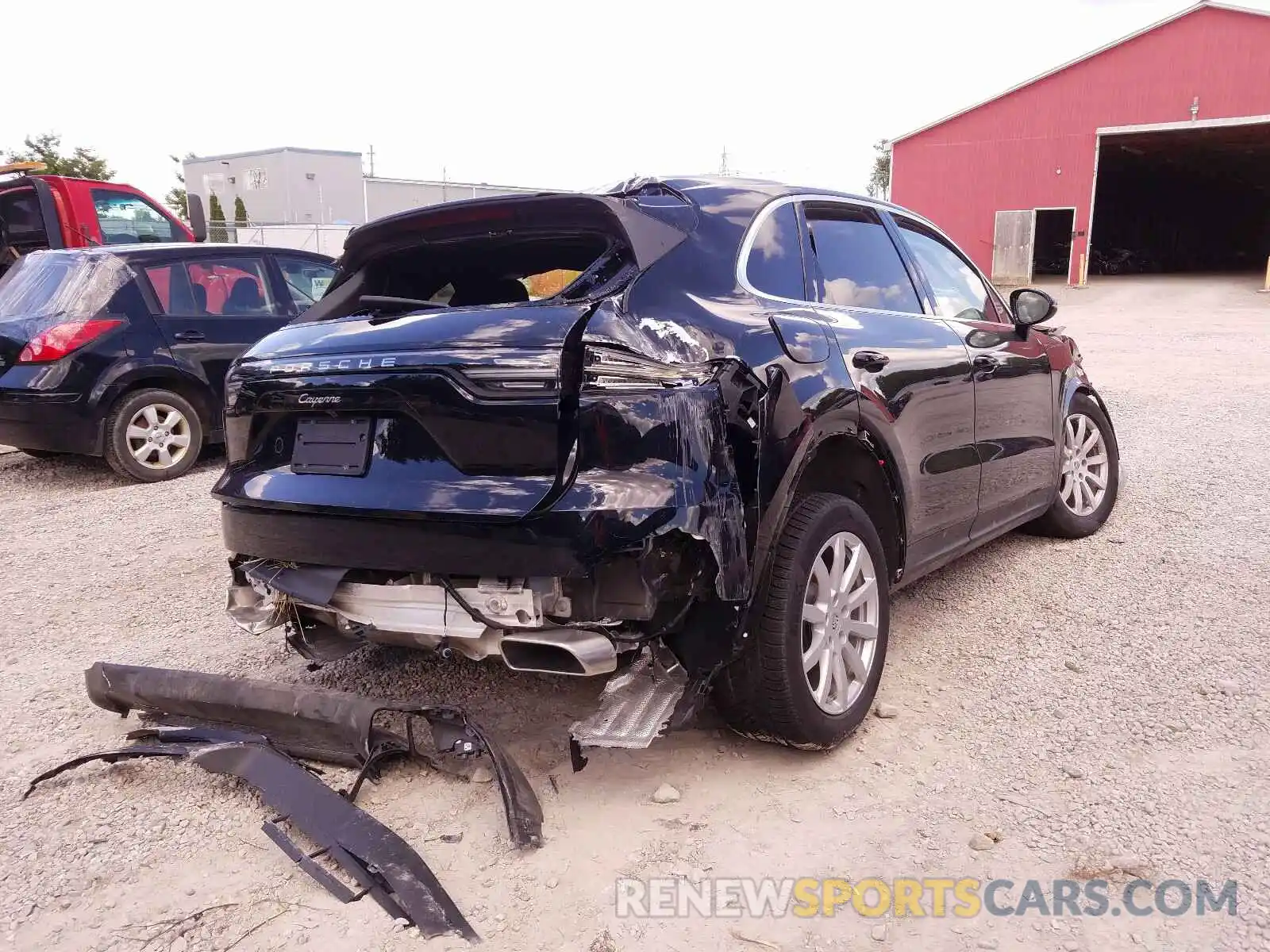 4 Photograph of a damaged car WP1AA2AY2KDA18141 PORSCHE CAYENNE 2019