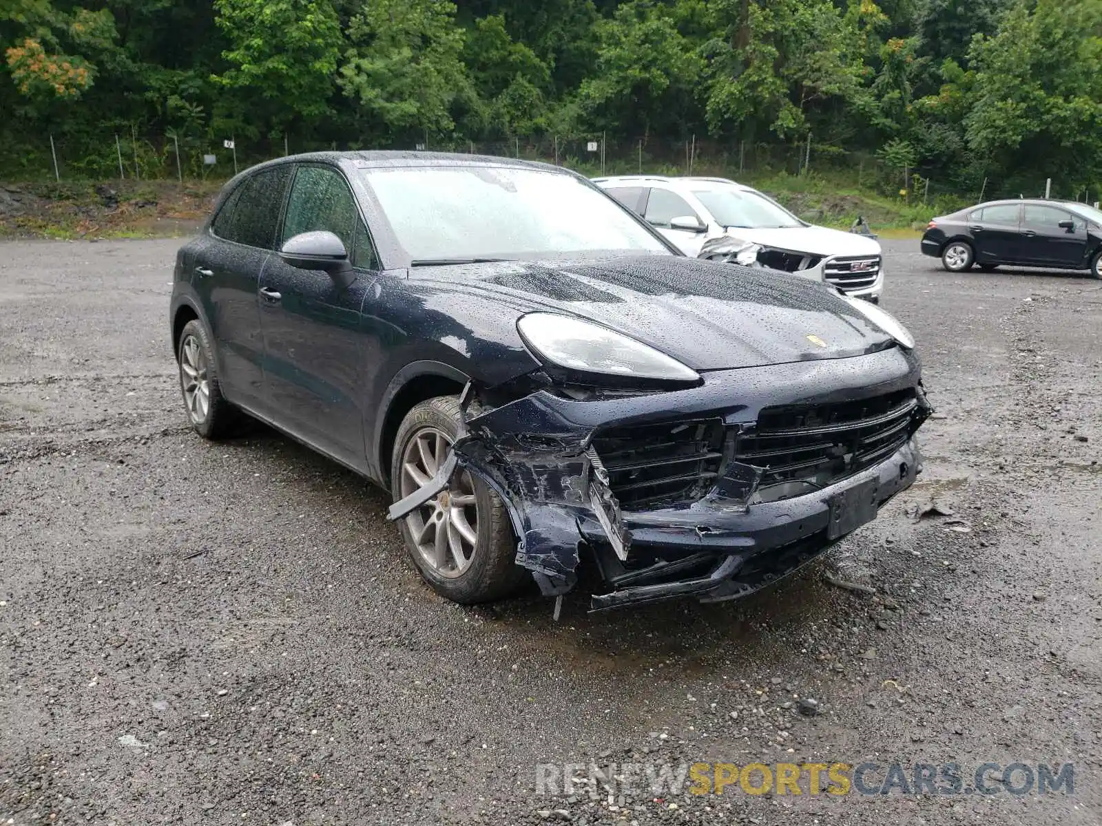 1 Photograph of a damaged car WP1AA2AY3KDA00702 PORSCHE CAYENNE 2019