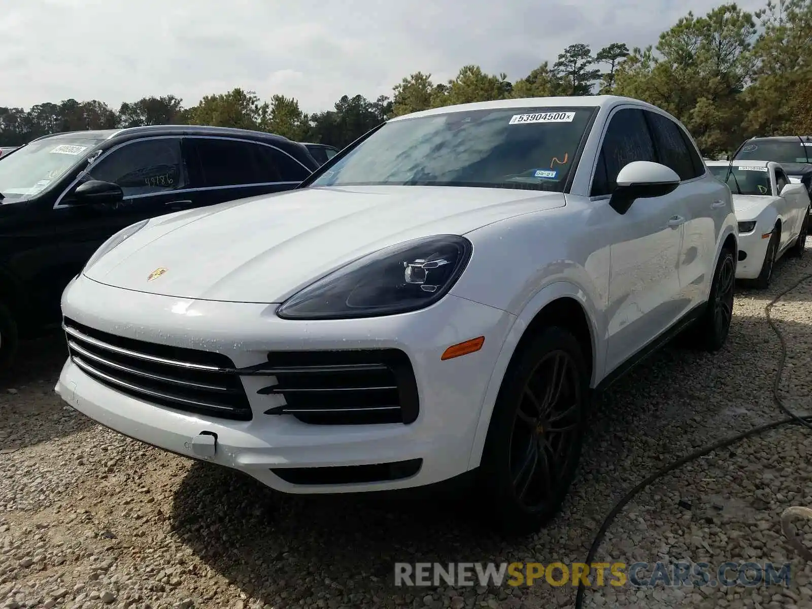 2 Фотография поврежденного автомобиля WP1AA2AY3KDA01154 PORSCHE CAYENNE 2019