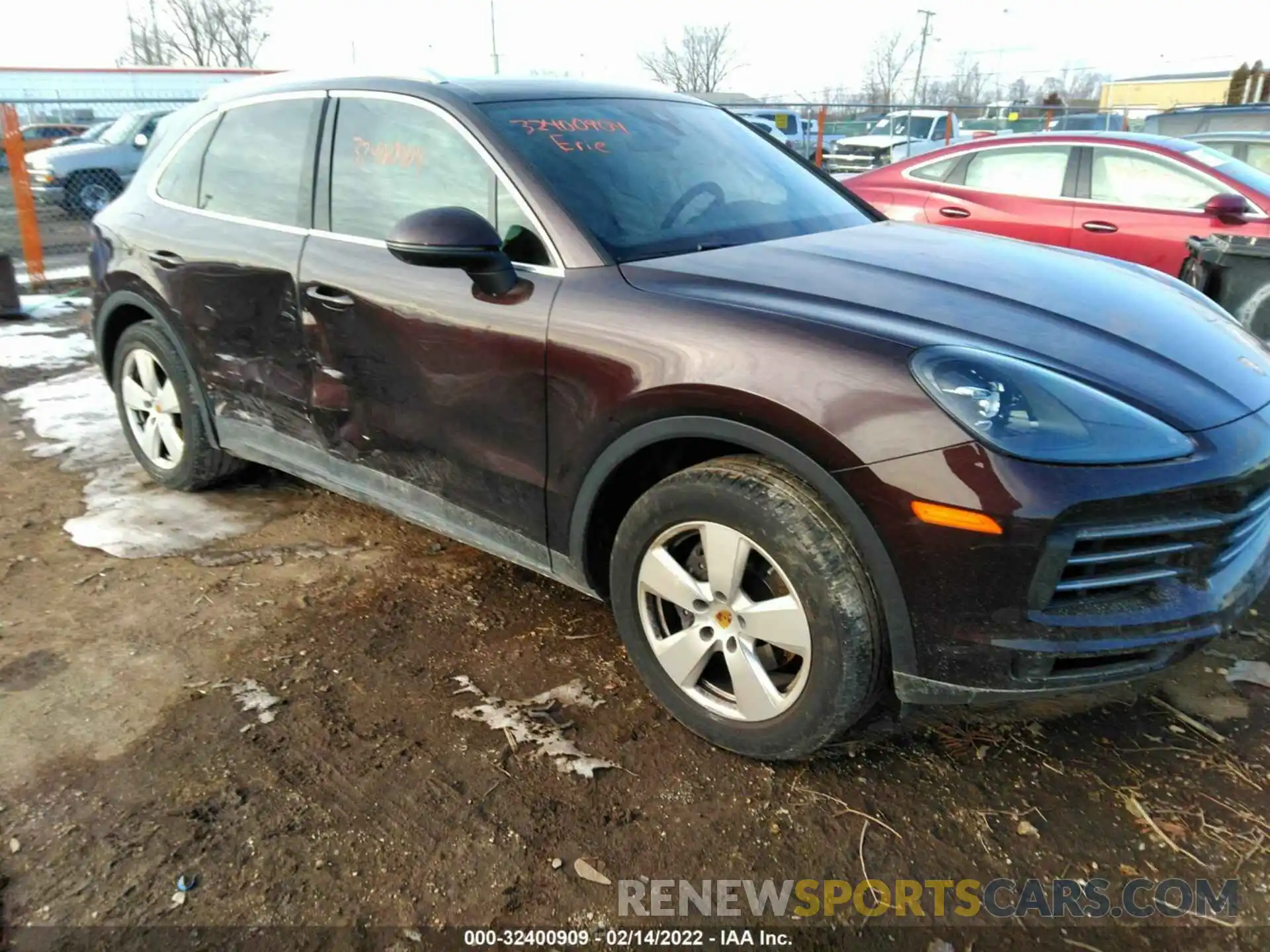 1 Photograph of a damaged car WP1AA2AY3KDA03289 PORSCHE CAYENNE 2019