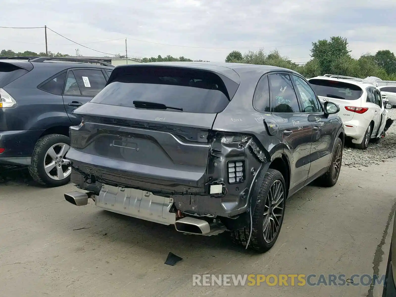 4 Фотография поврежденного автомобиля WP1AA2AY3KDA04068 PORSCHE CAYENNE 2019