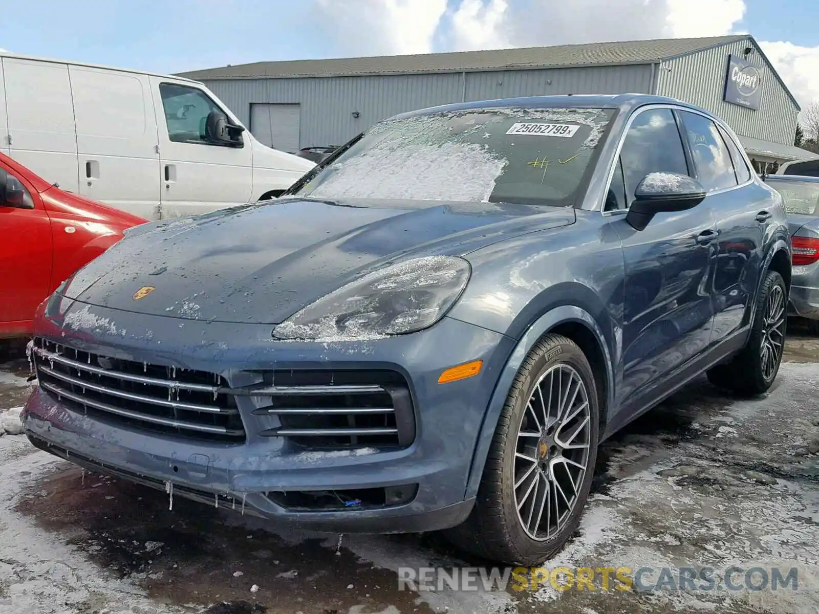 2 Фотография поврежденного автомобиля WP1AA2AY3KDA04569 PORSCHE CAYENNE 2019